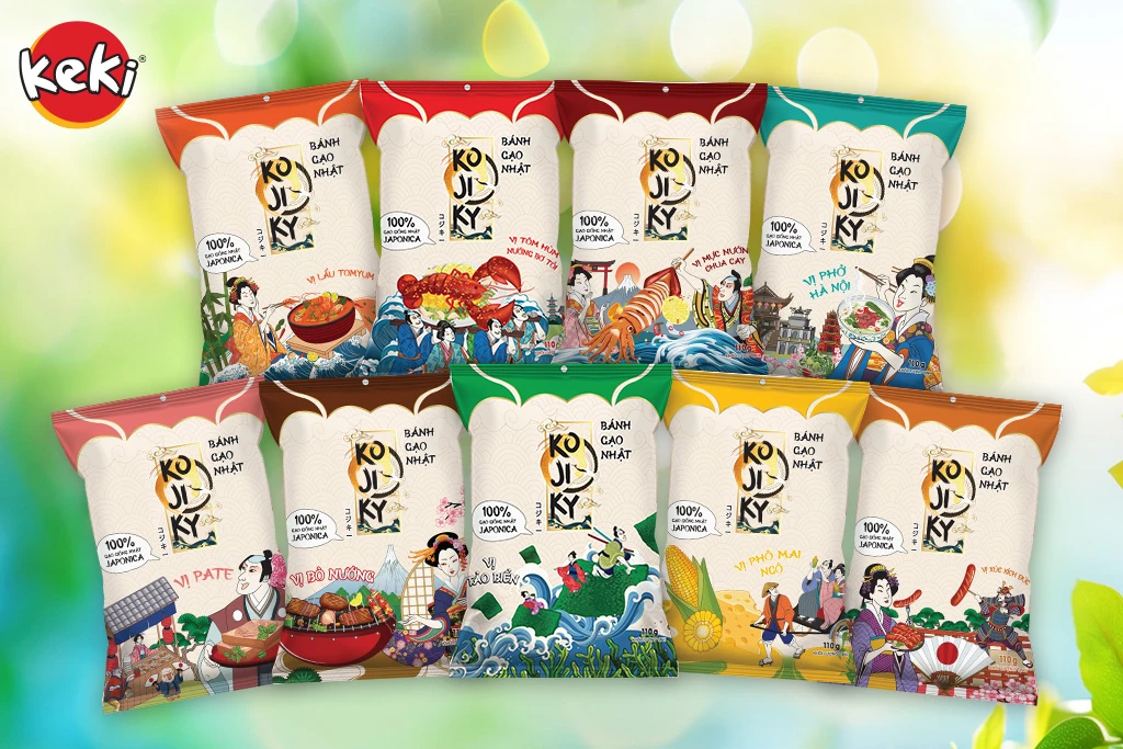 Khám phá 10+ vị ngon mê ly của Bánh gạo Kojiky &#8211; Chuẩn giòn, chuẩn ngon, ăn là mê!