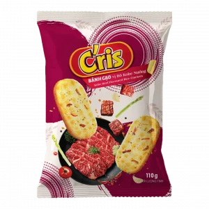 Bánh gạo C'ris vị Bò Kobe Nướng